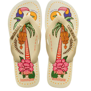 Chinelo Havaianas Farm Tropical Vibes 33/34 35/36 37/38 39/40 Estoque Novo Envio Rapido Full Express