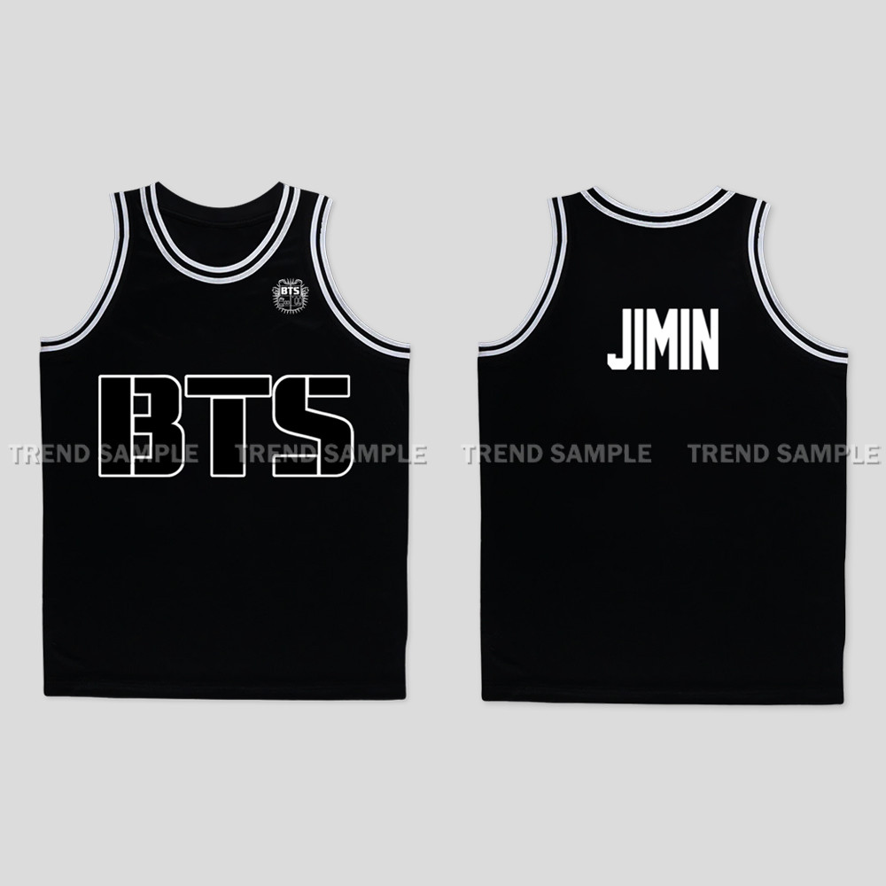 KPOP BTS Jersey Regata Vintage JUNGKOOK SUGA JIMIN V J-HOPE