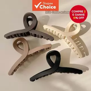 Clipe De Garra De Tubarão Fosco – Acessório De Cabelo Grande E Elegante Para Mulheres , Perfeito Outono/Inverno em Oferta na Shopee