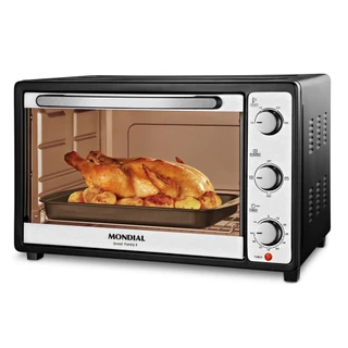 Forno elétrico 1800W 52 litros Grand Family II - FRN-52-B Mondial em Oferta na Shopee