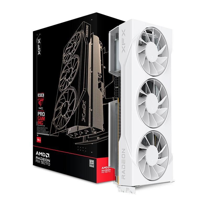 saaaa!出品 ハナタレ1〜3滴 Placa de Video XFX Radeon RX 9070 Swift Triple Fan Gaming White OC