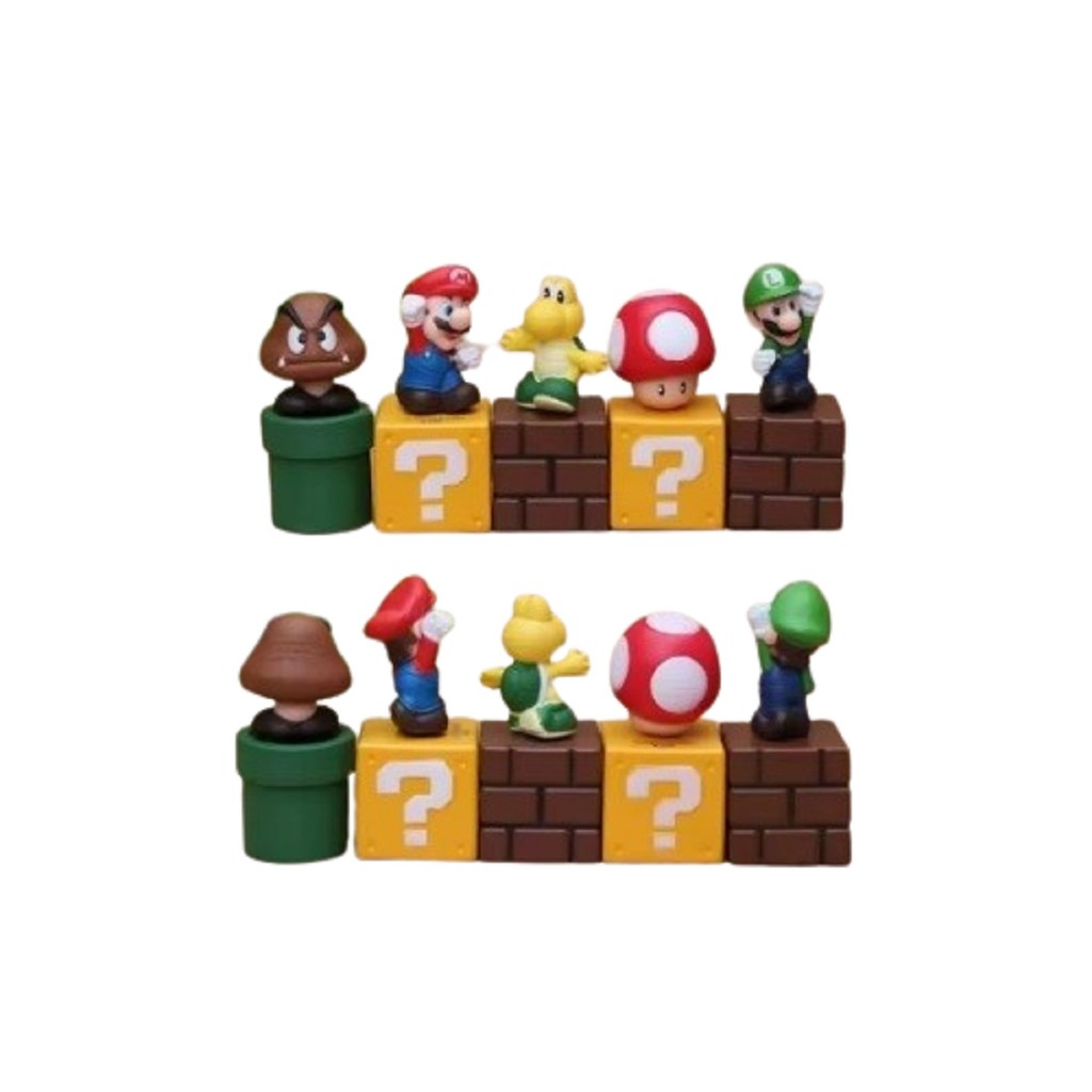 Kit Super Mario - Miniaturas Colecionáveis (5 peças) em Oferta na Shopee