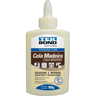 Cola branca para madeira 100g - Tekbond em Oferta na Shopee