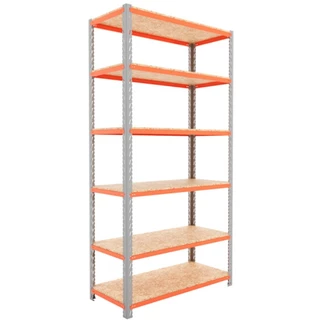 Estante desmontável 1000 x 600 x 1950 mm com 6 prateleiras - 40302 - Presto em Oferta na Shopee