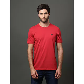 Camiseta Masculina Algodão Egípcio Calvin Klein - Vermelho em Oferta na Shopee