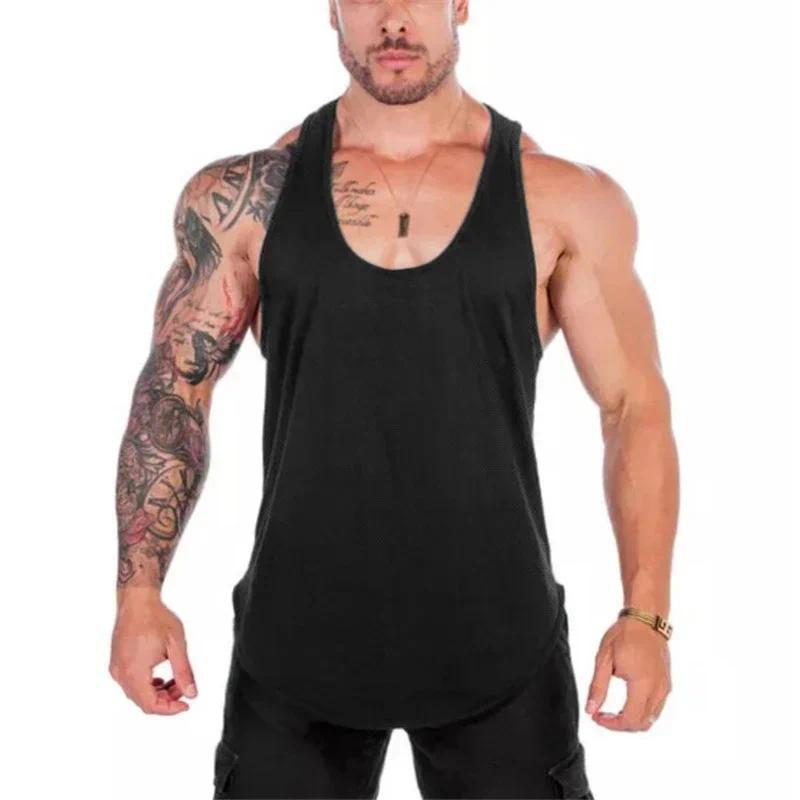 Coletes De Corrida Malha Verão Ginásio Stringer Regata Secagem Rápida ...