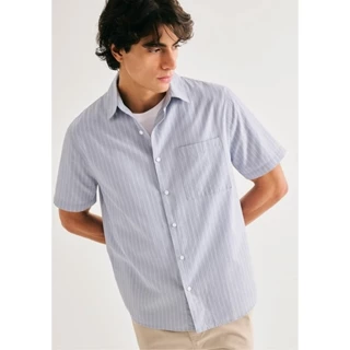 Camisa Masculina Tricoline Fio Tinto em Oferta na Shopee