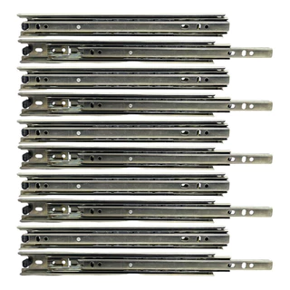 Kit 10 Corrediça Telescópica 35cm Para Gaveta Trilho 5 Par Rayco em Oferta na Shopee