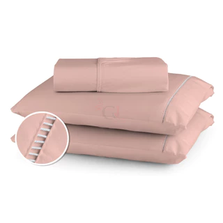 Jogo de Lençol 400 Fios Micropercal Com Fronha Ponto Palito Elástico Cama Box Berço Solteiro Casal Queen King em Oferta na Shopee