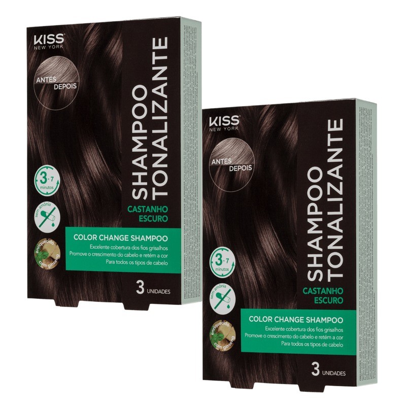 Kit 2 Unidades Shampoo Tonalizante Color Change | Shopee Brasil