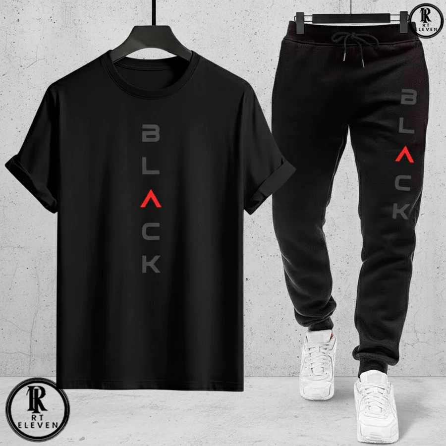 Conjunto Masculino RT Eleven com Camiseta e Calça Moletom