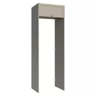 Porta-Geladeira 73 cm 1 Porta Basculante Crema/Rustic/Crema Vik Madesa em Oferta na Shopee