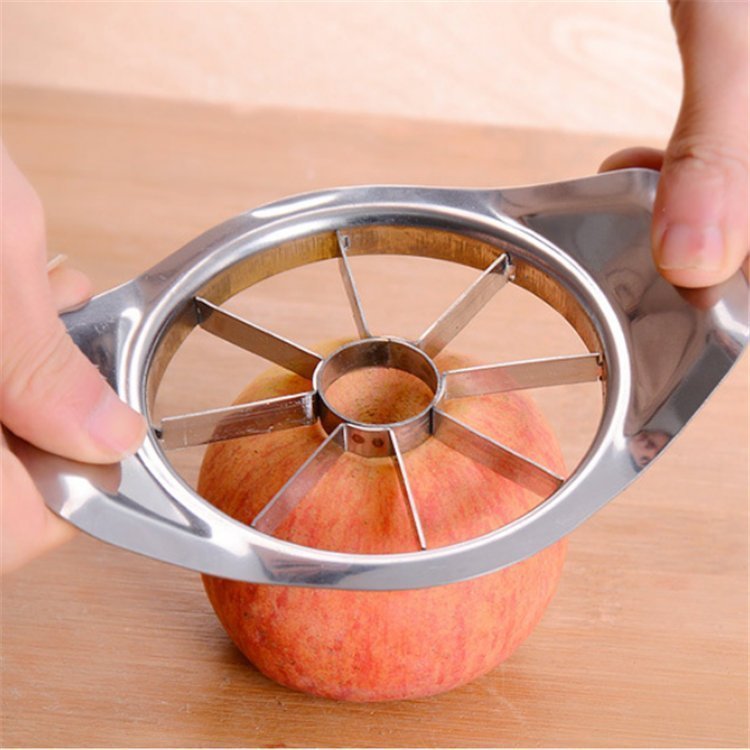 Cortador Fatiador De Maça Pera Frutas E Legumes Inox