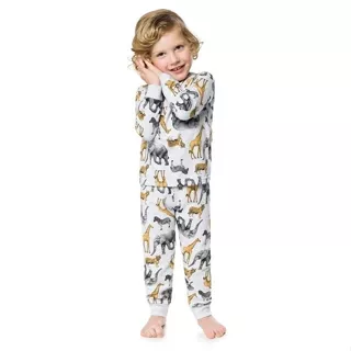 Pijama Infantil Masculino Inverno Manga Longa Safari  Kyly 207815 em Oferta na Shopee