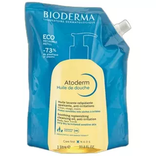 Bioderma Atoderm Refil Óleo De Banho Higiene Hidratante Diária 1L em Oferta na Shopee