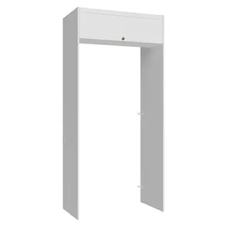 Porta-Geladeira 103 cm 1 Porta Basculante Branco Vik Madesa em Oferta na Shopee
