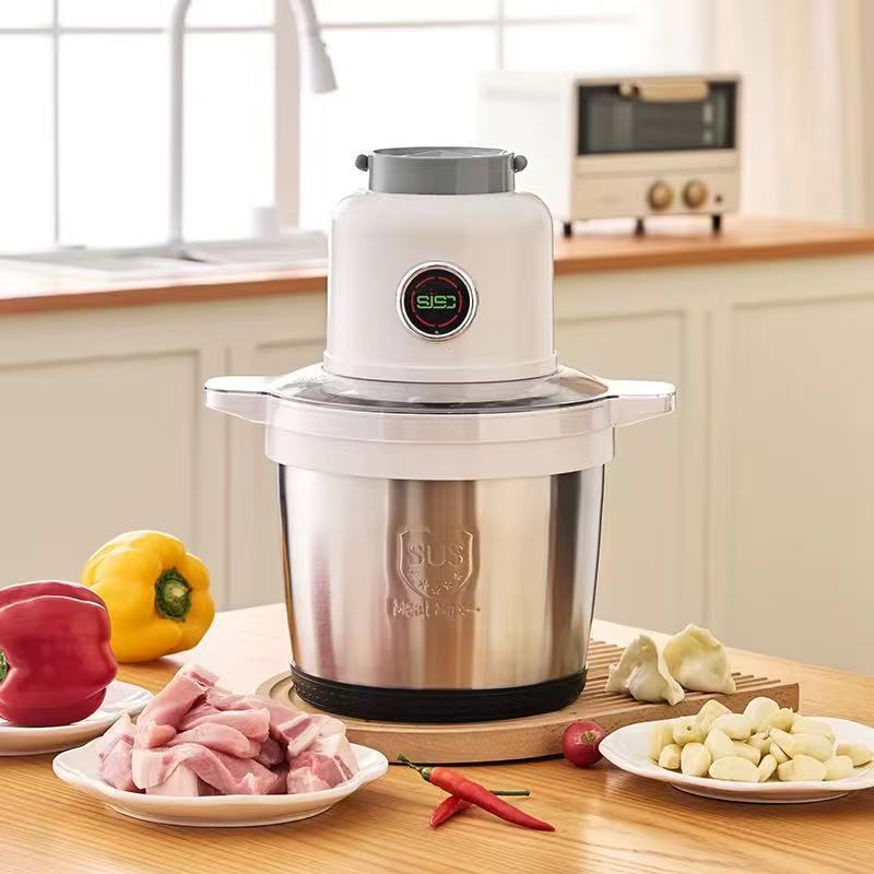 8L Moedor Triturador Elétrico Multiprocessador Picador Alime