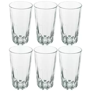 Jogo de Copos de Vidro 280ml 6 Peças - Seu Lar em Oferta na Shopee