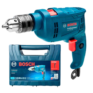 Furadeira de Impacto Profissional 550W Mandril 13mm Reverso GSB 550 Bosch com Maleta em Oferta na Shopee