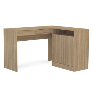Mesa de Canto para Computador com 2 Gavetas e 2 Portas em Oferta na Shopee
