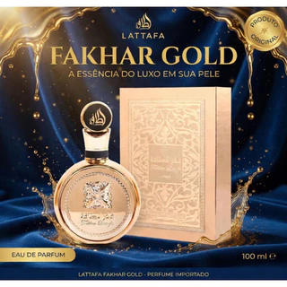 Perfume Árabe Lattafa Fakhar Gold EDP 100ml Feminino Original Importado Luxuoso em Oferta na Shopee