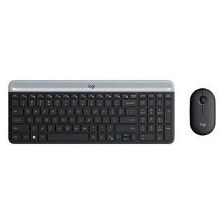 Combo Teclado e Mouse Logitech MK470 Sem Fio ANSI Slim em Oferta na Shopee