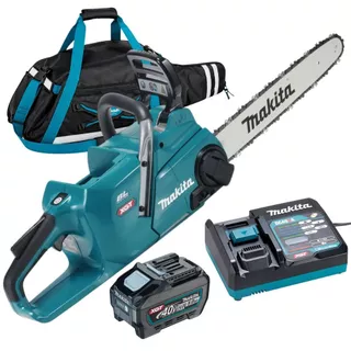 Motosserra a Bateria Makita UC016GZ 40V Profissional com Bateria 5.0Ah Carregador Bivolt e Bolsa em Oferta na Shopee