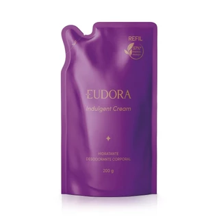 Eudora Indulgent Cream Refil Creme Hidratante Desodorante 200g em Oferta na Shopee