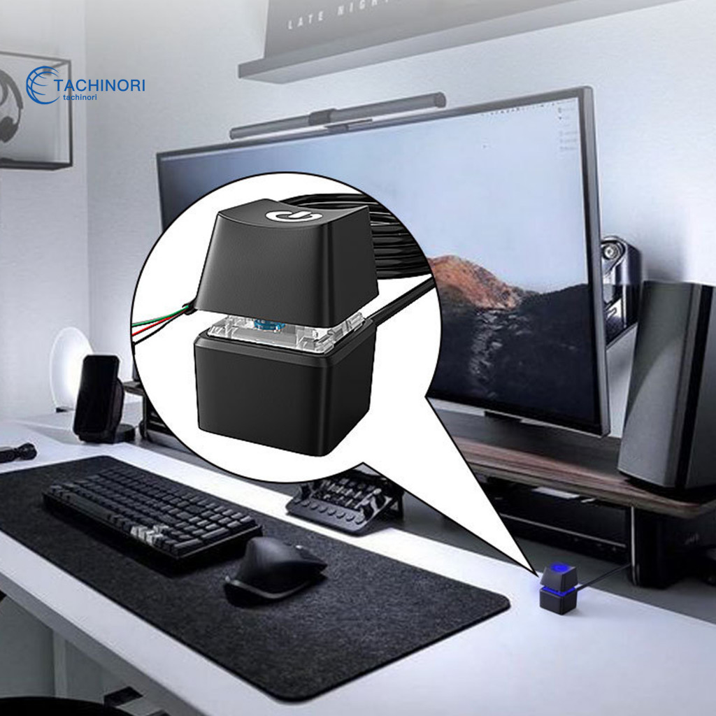 Computer Desktop Power Button External with Colorful Led Lights Pc On ...