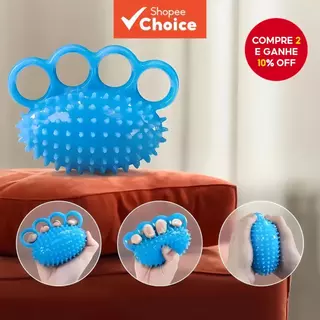 Bola TPR para exercícios de força nas mãos, treino de dedos e fortalecedor de pegada. em Oferta na Shopee