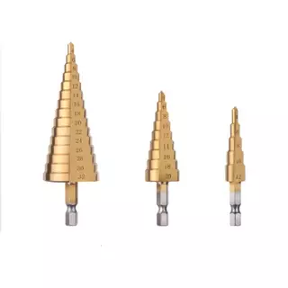 Jogo de brocas escalonadas 3 a 32 mm 3 peças - BOM-5020 - Bomvink em Oferta na Shopee