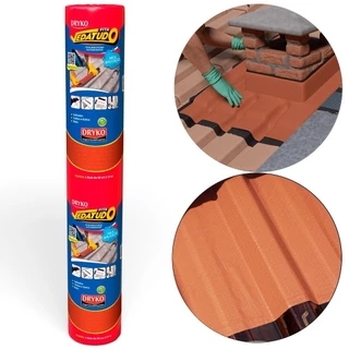 Fita manta asfáltica auto adesiva terracota multiuso 90cm x 10m Vedatudo Dryko em Oferta na Shopee