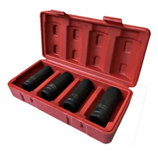 Soquete de impacto sextavado longo 1/2pol 4peças CR-MO Sigma em Oferta na Shopee