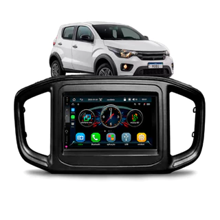 Kit Multimídia MP5 Roadstar RS-7007 BR 7" BT USB CarPlay Android Auto S/Fio + Moldura 2 Din Fiat Strada Fiorino Peugot em Oferta na Shopee