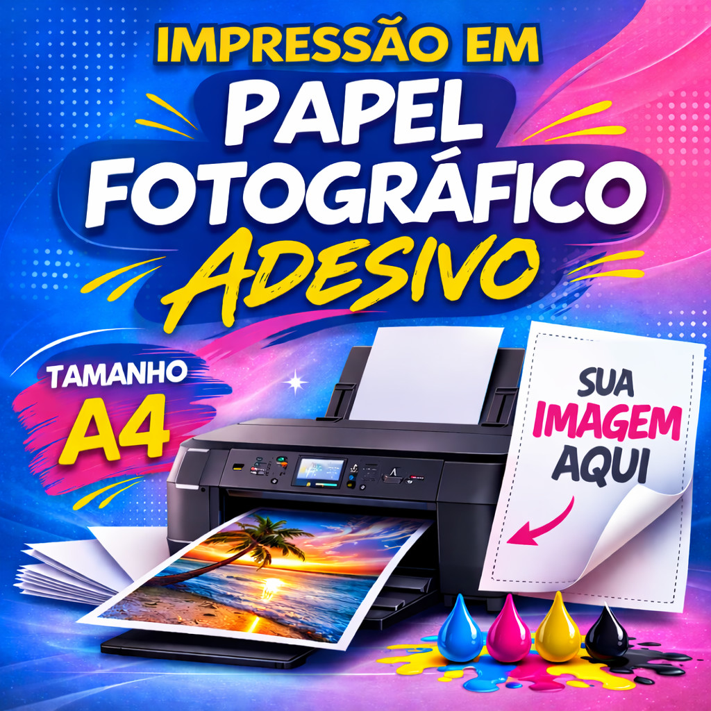 Papel Adesivo para Impressão em Oferta | Shopee 2026