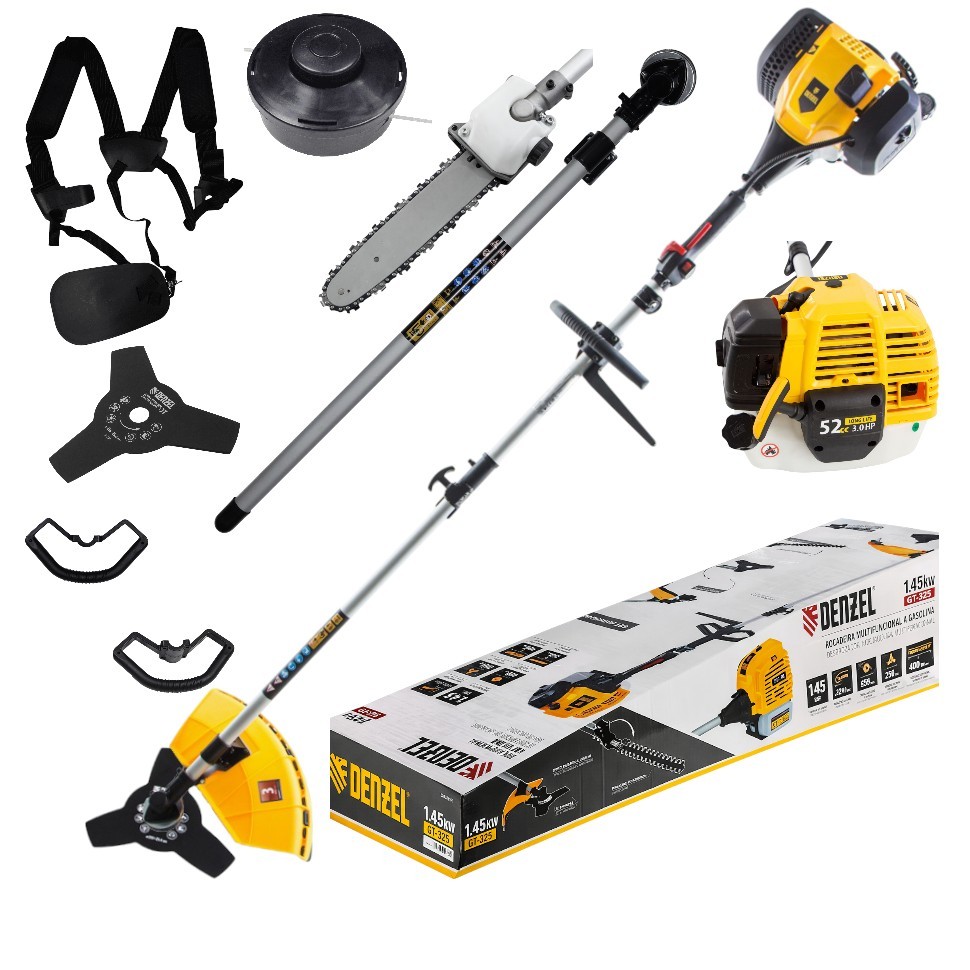 Roçadeira Para Jardinagem Multifuncional Gt-52s Denzel | Shopee Brasil
