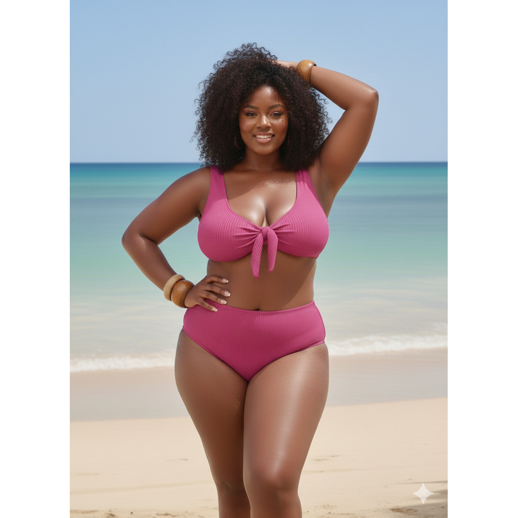 Biquíni Hot Pants Plus Size Biquíni Texturizado GG 46/50 Diva