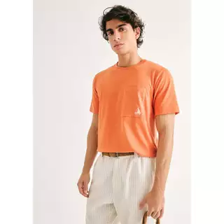 Camiseta Masculina Comfort Bordada em Oferta na Shopee