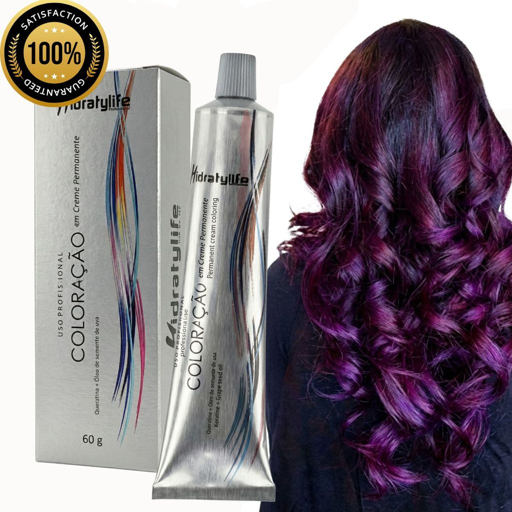 Tinta de Cabelo Marsala 66.26 Cabelo Vinho Brilho Intenso Alta ...