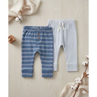KIT 2 CALÇAS CARTER'S BEBÊ MENINO AZUL LISTRAS em Oferta na Shopee