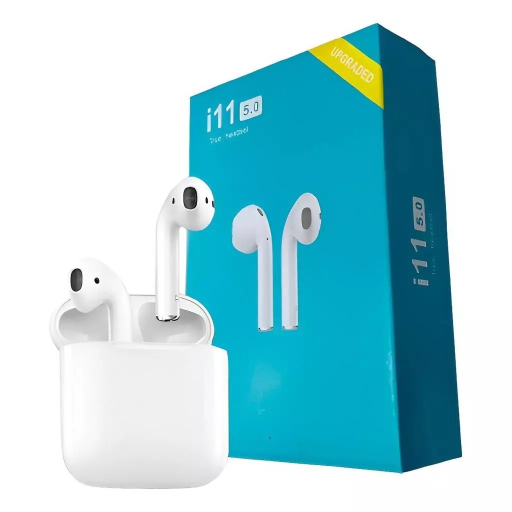 Fone De Ouvido Bluetooth I11True Headset Sem Fio Branco 5.0 Portátil ...