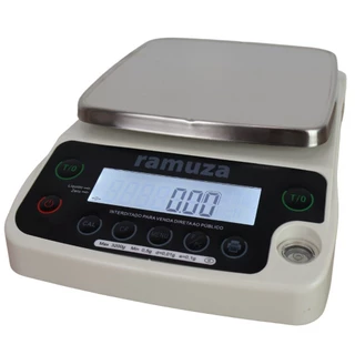 Balança digital de precisão 3200g x 0,01g com prato inox Precisa 3200.2 - Ramuza em Oferta na Shopee