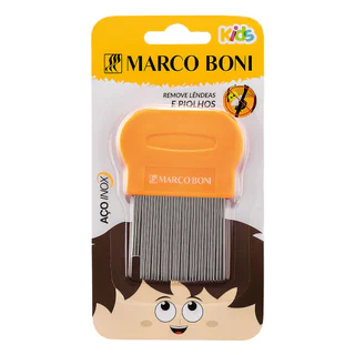 Pente de Cabelo Marco Boni Piolho em Aço Inox em Oferta na Shopee
