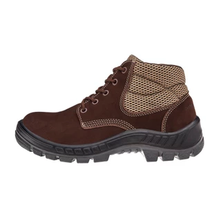Botina em couro nubuck com cardaço marrom -Trekking Marluvas em Oferta na Shopee