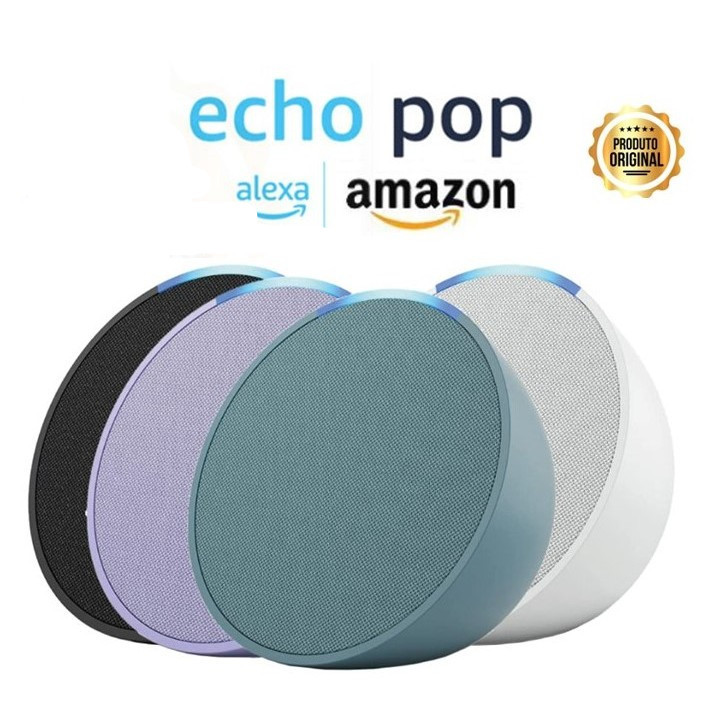 ALEXA ECHO POP ORIGINAL AMAZON | Shopee Brasil