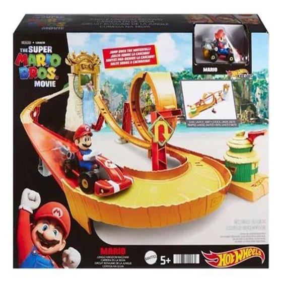 Pista Hot Wheels - Mario Kart Pista Corrida na Selva MATTEL em Oferta na Shopee