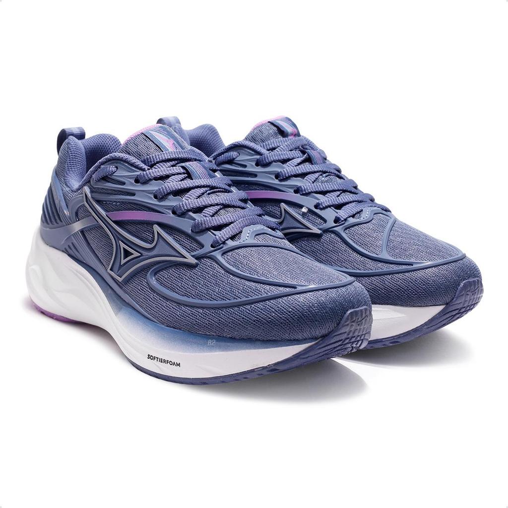 minoさま専用です。 Tênis Mizuno Space 6 Feminino Azul/Lilas Original com Nota Fiscal