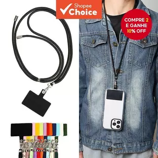 Cordão Crossbody Personalizável-Estojo Fashion Para Chave/Cartão em Oferta na Shopee