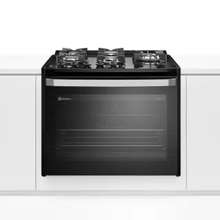 Fogão de Embutir 5 bocas Electrolux Preto Experience com  Mesa de Vidro, Grill e PerfectCook360 (FE5EB) em Oferta na Shopee