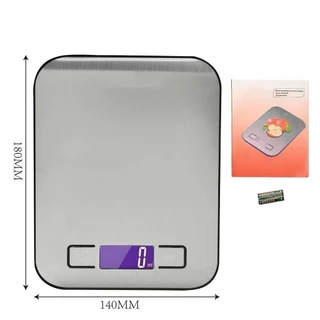 Balança Digital de Cozinha Inox alta precisão com Visor digital de ate 10Kg em Oferta na Shopee